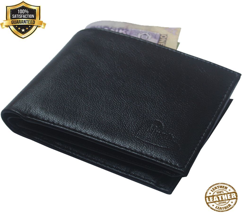 Leather Wallet for Men (Black-G2)