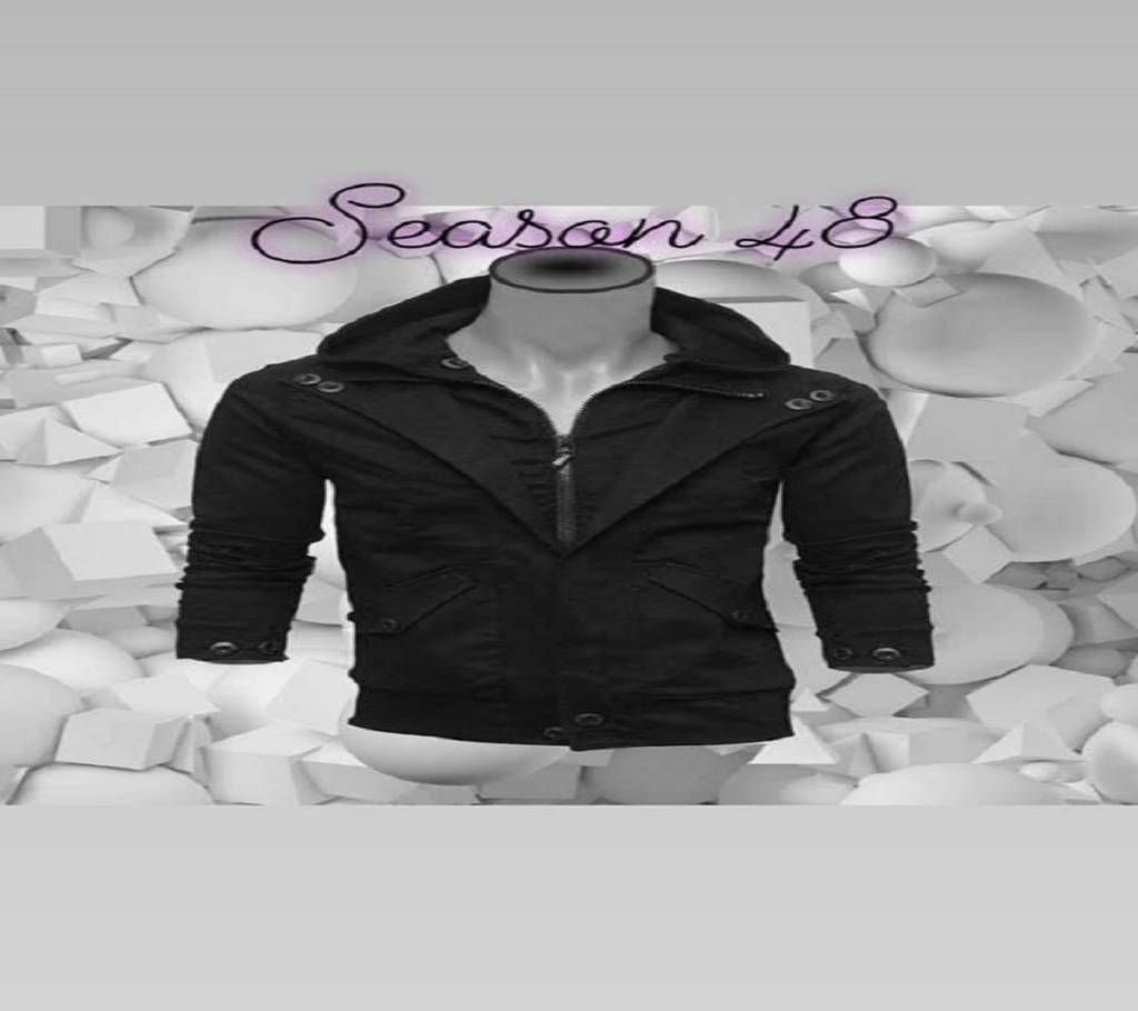 Black Casual Stylist Hoodie/Blazer