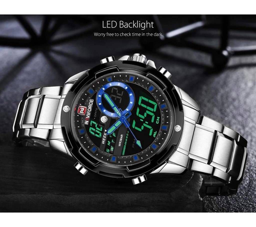 NAVIFORCE LED Backlight Watch for Men