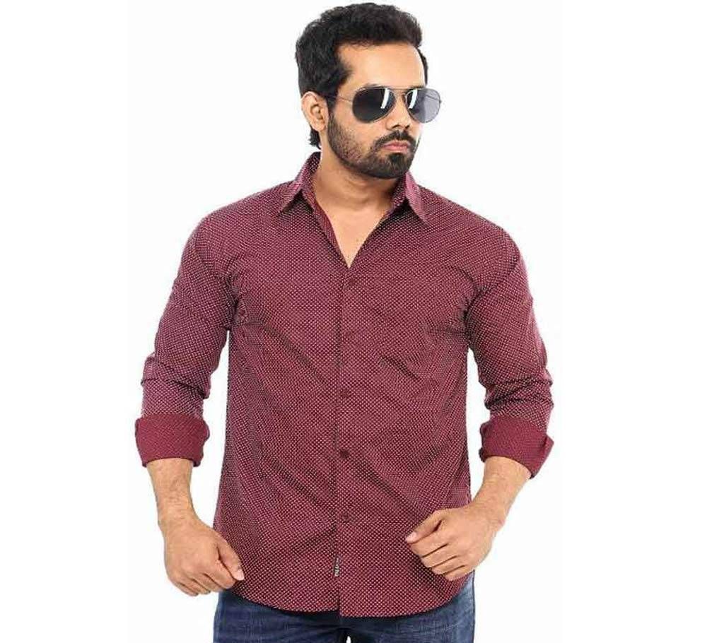 DUDE STYLE Men's Trendy Cotton Casual Style Shirt
