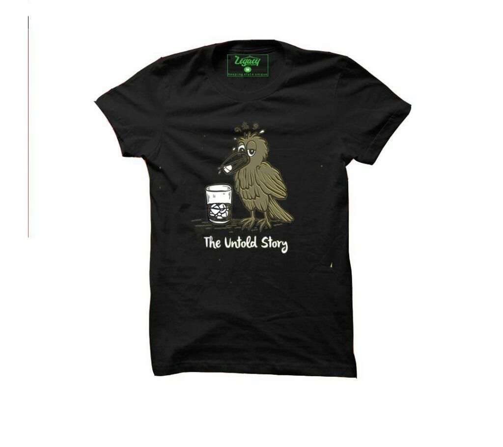 Summer T-shirt Black with The Untold Story