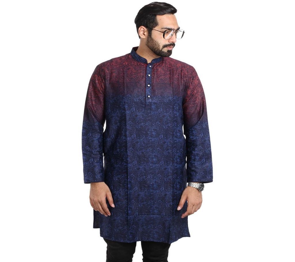 Menz Cotton PunjabiMenz Cotton Semi Long Panjabi
