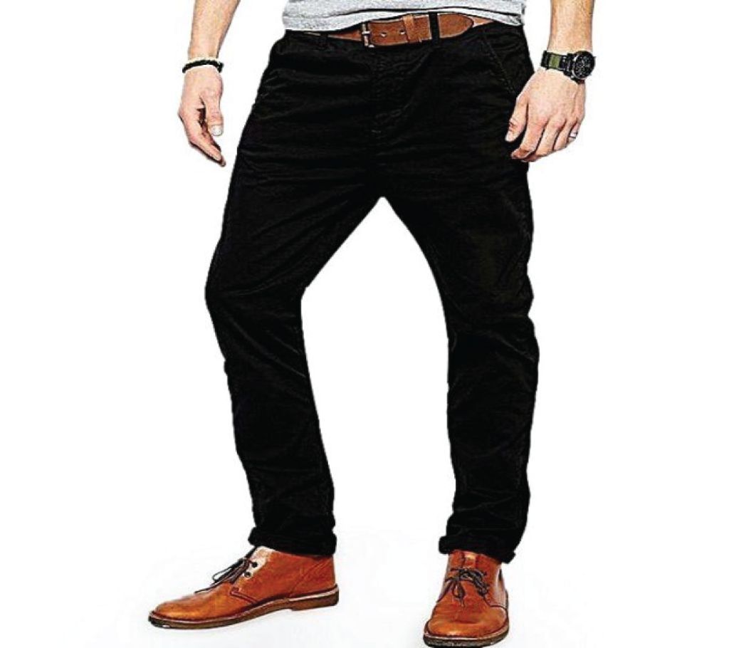 VN gabardine pant   TBLACK-04