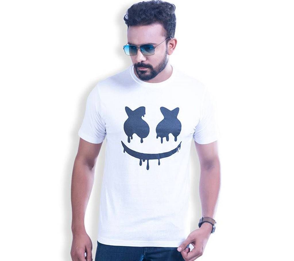 Mens Half Sleeve Cotton T-Shirt T-18
