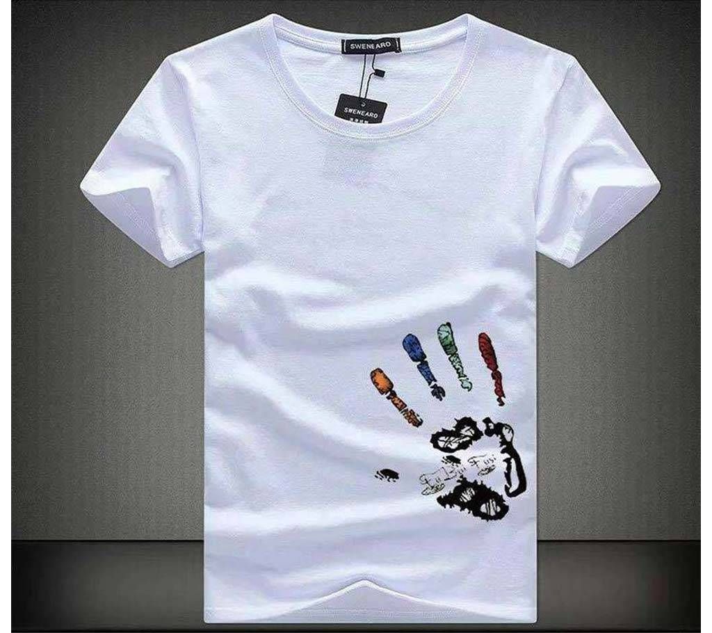 THE HAND     -haf seleve coton t shert