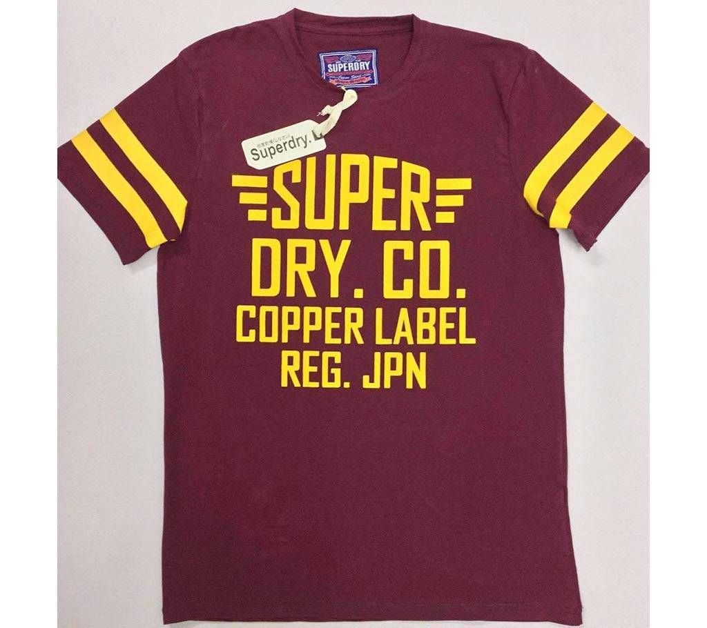 SUPER DRY Gents Half Sleeve Cotton T-shirt 