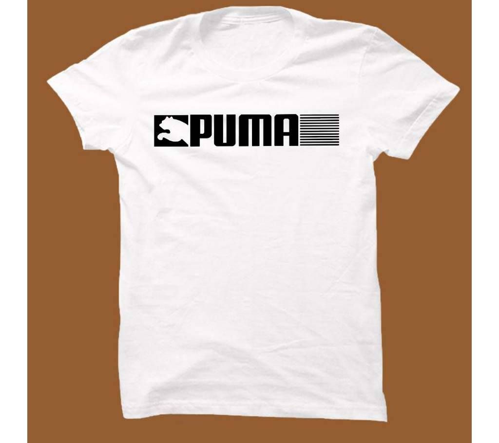 White Cotton Short Sleeve T-Shirt for Men WTS008