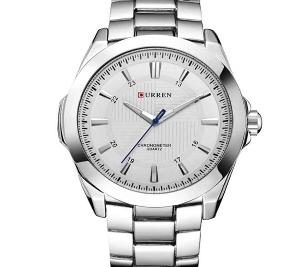 CURREN 8109 Silver Watch For Men