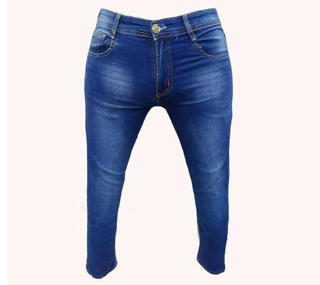 Denim Semi Narrow Jeans Pants for Men