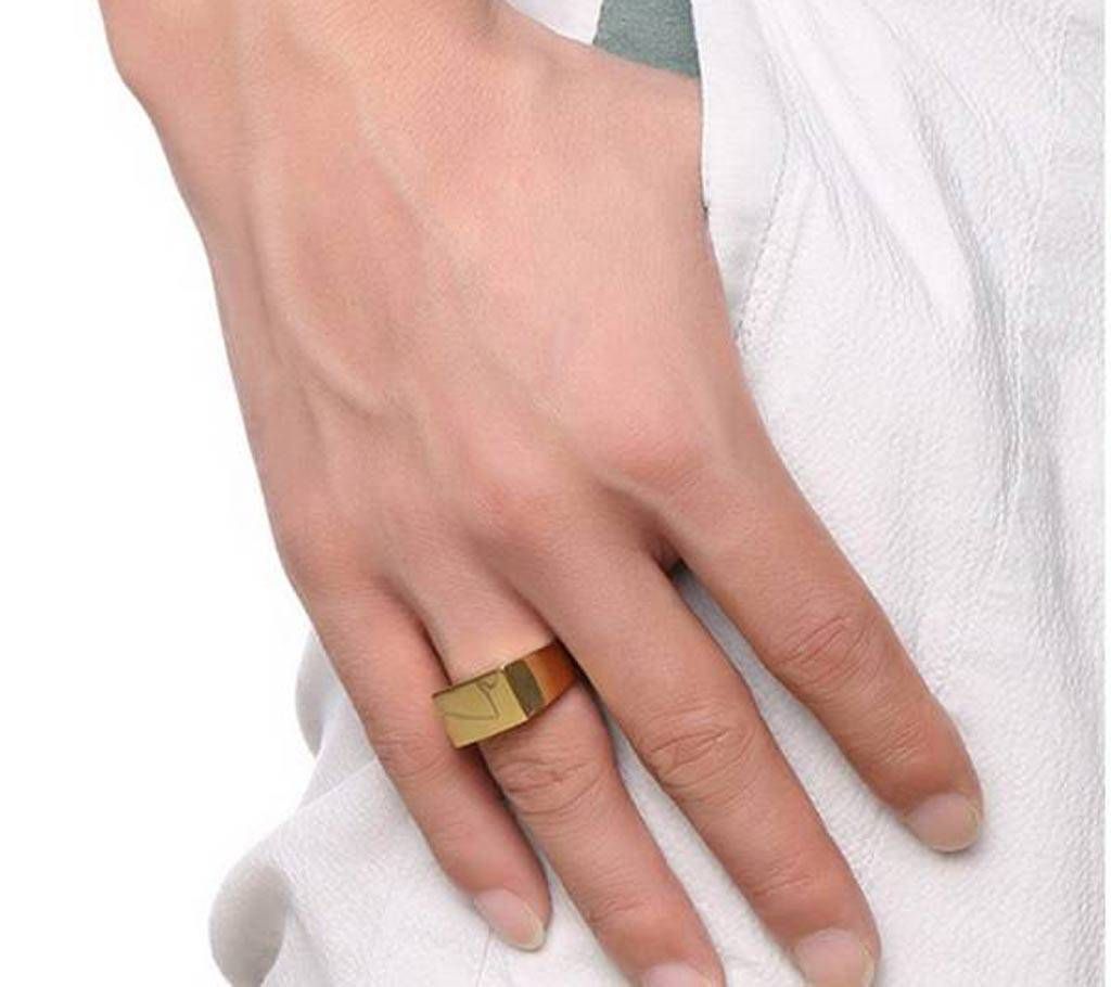 Golden Gold Plated Finger Ring