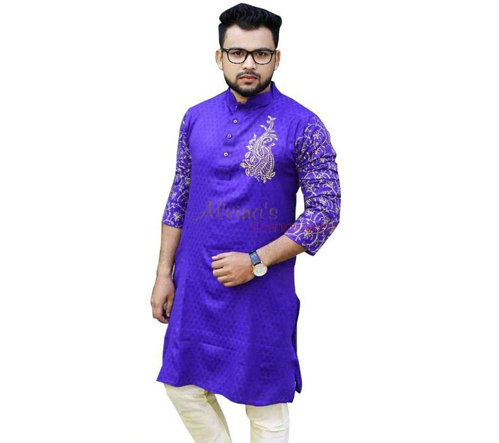 Block Dhupian Silk Panjabi