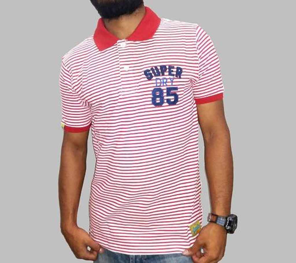 Super Dry mens half sleeve polo shirt- copy 