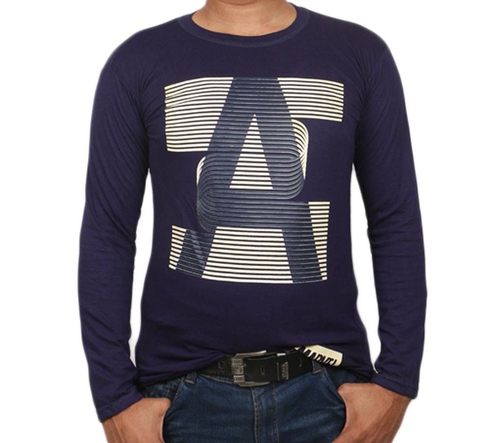 Gentle's Full Sleeve Cotton T-shirt