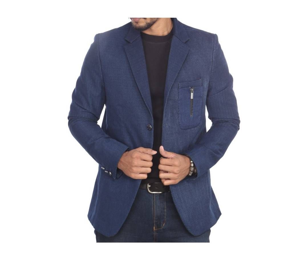 Gent's Slim Fit China Cotton Blazer