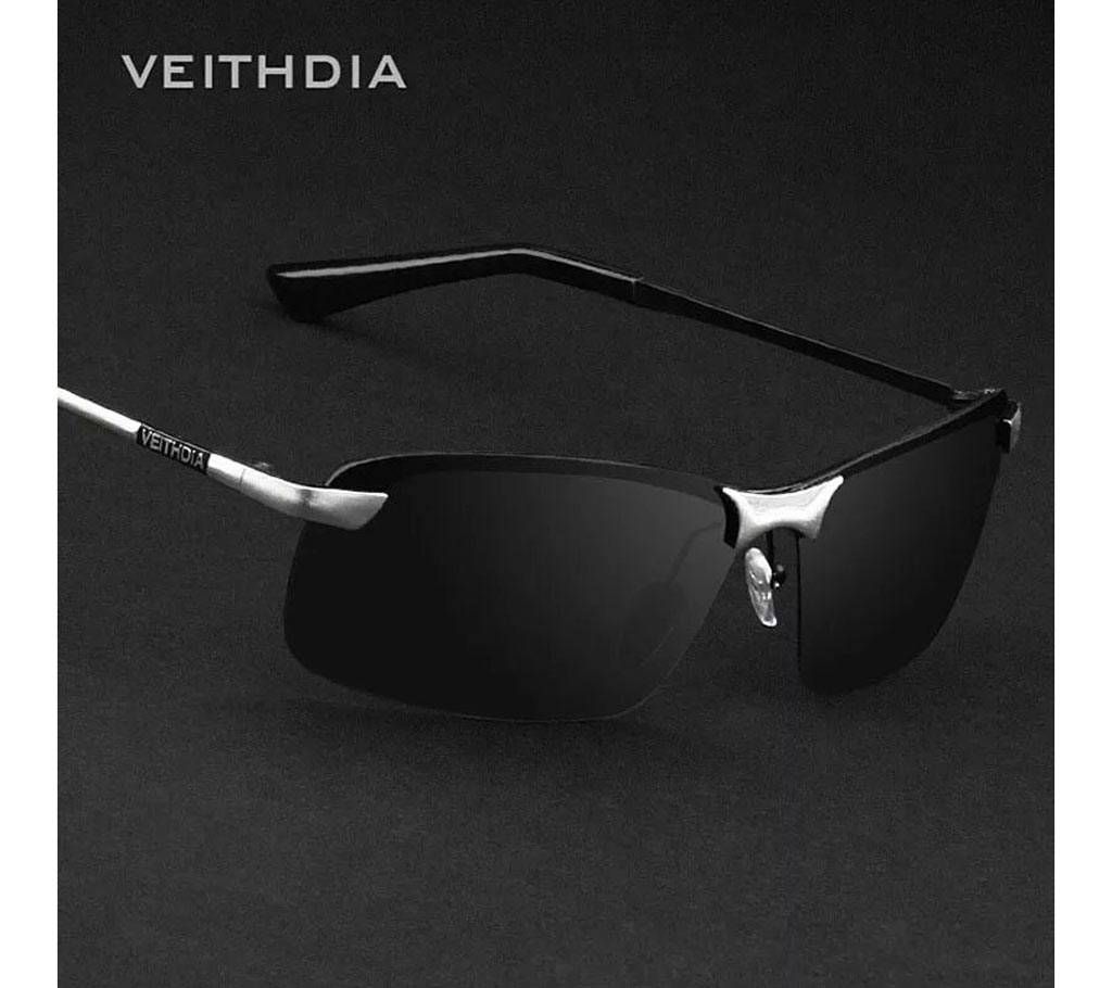 VEITHDIA Brand Designer Polarized Mens Rimless Sun Glasses with original box kit