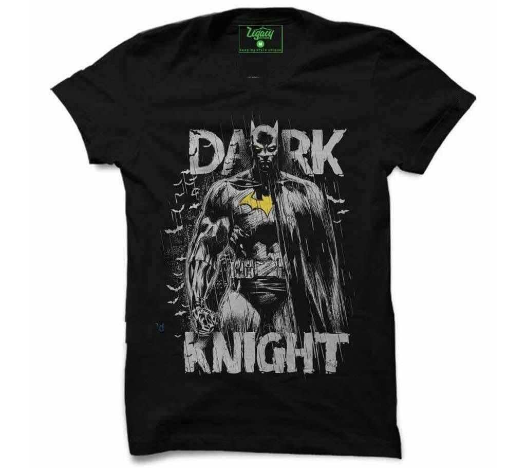 Summer T-shirt Black with Dark Knight Design