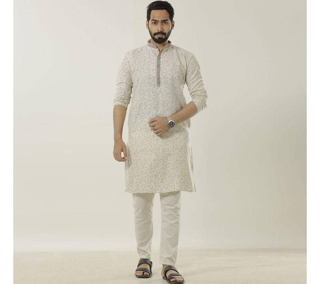 Cotton printed short  Panjabi.