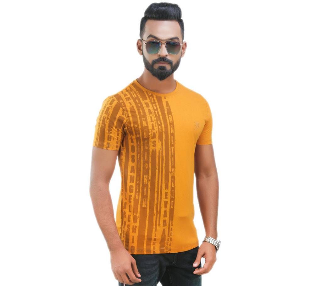 Mens Cotton Half Sleeve Casual T Shirt D123