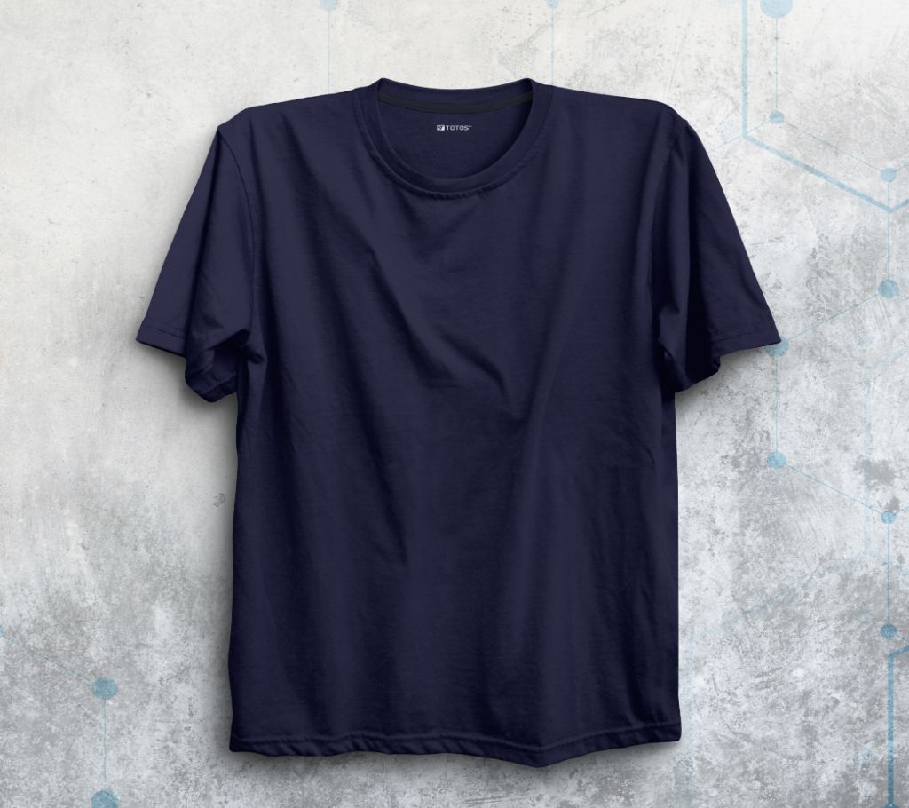 Plain color T-Shirt(Blue)