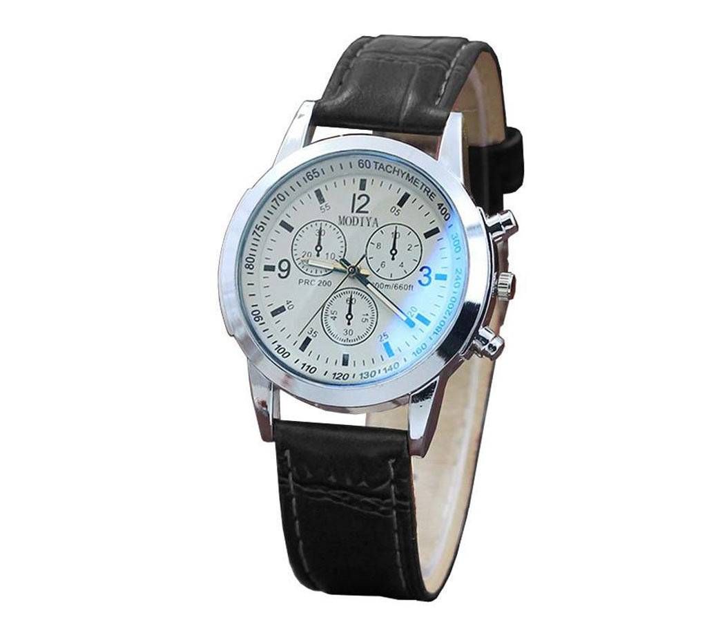  Korean Nubuck Leather Mens Watch BER10203040
