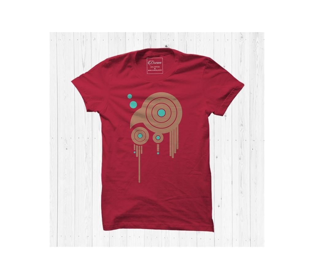 Bird T shirt Cotton Half Sleeve T Shirt For Men