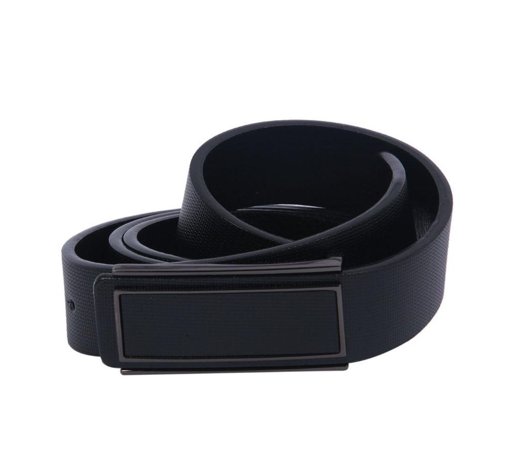 Ziczac Adjustable Smooth Buckle  Leather Belts for Men