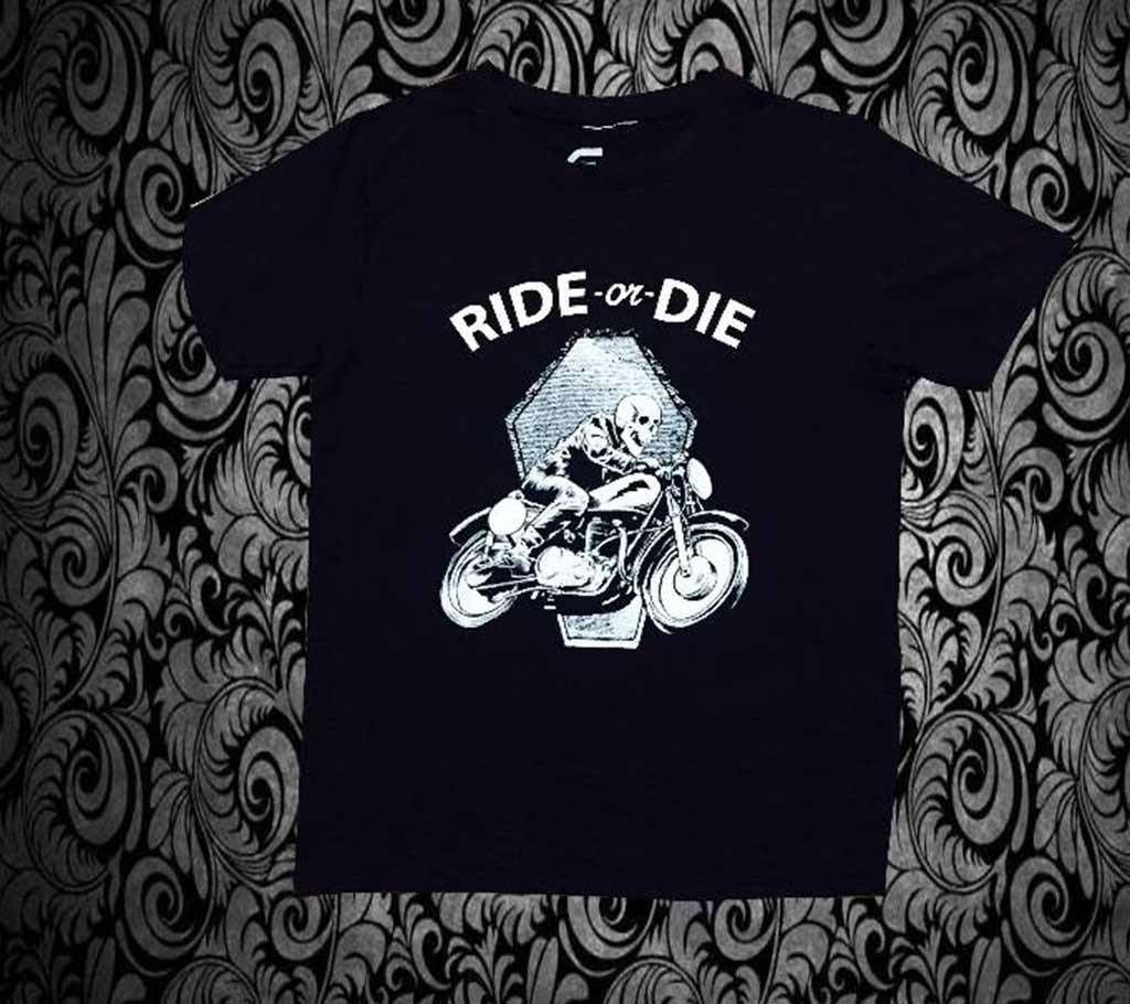 Ride or Die Gents Half Sleeve Cotton T-shirt 