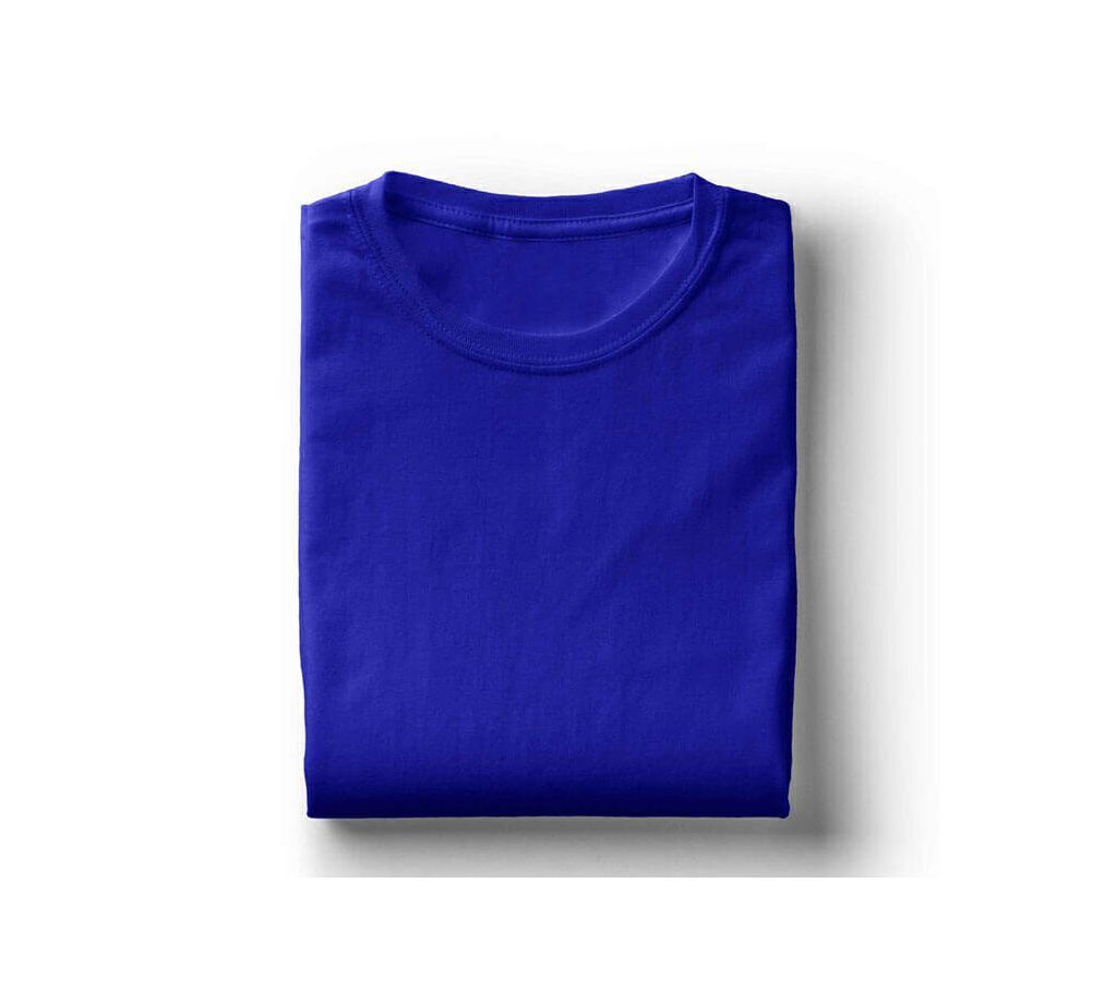 Solid Color Cotton Short Sleeve T-Shirt for Men