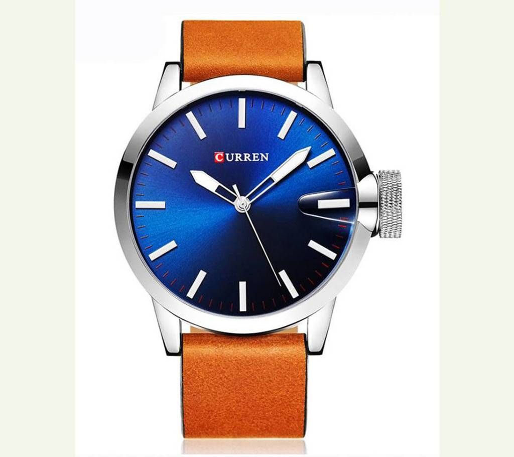 CURREN 8208 Casual Men Quartz Watch – Blue