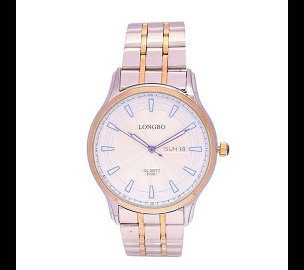Longbo Stainless Steel Watch For Men