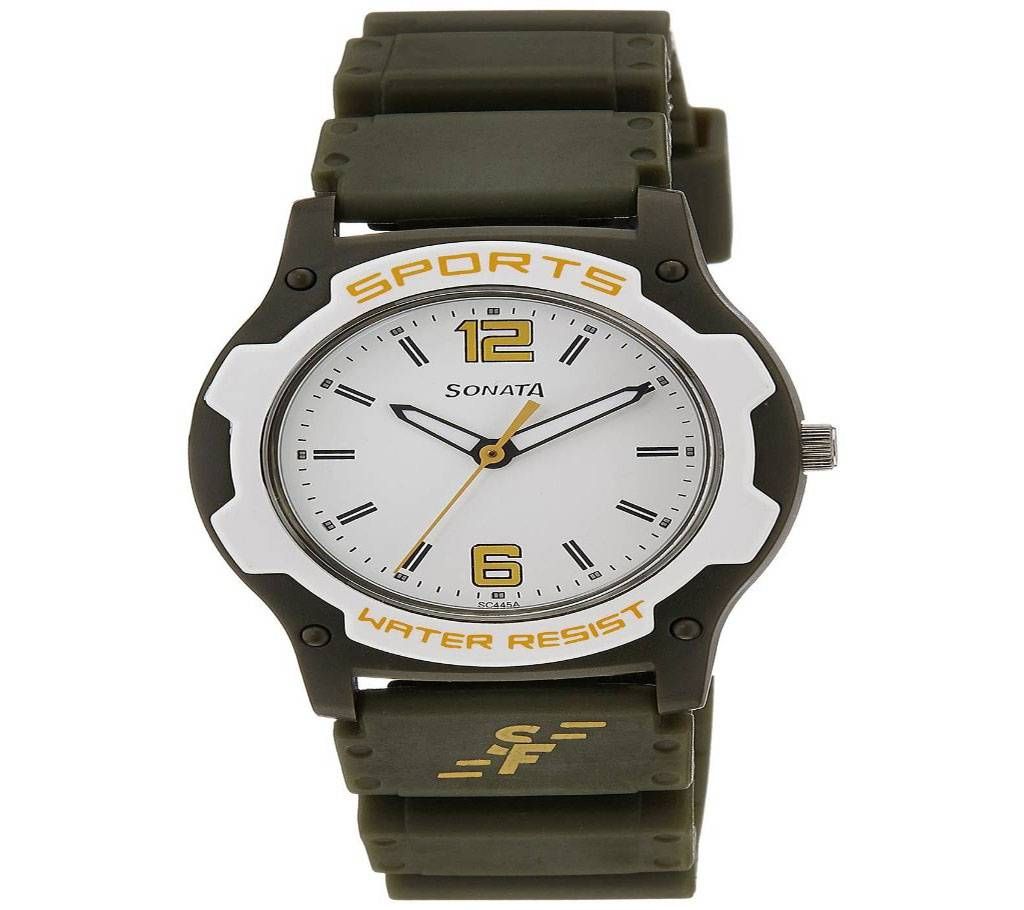 Sonata Analog White Dial Men's Watch