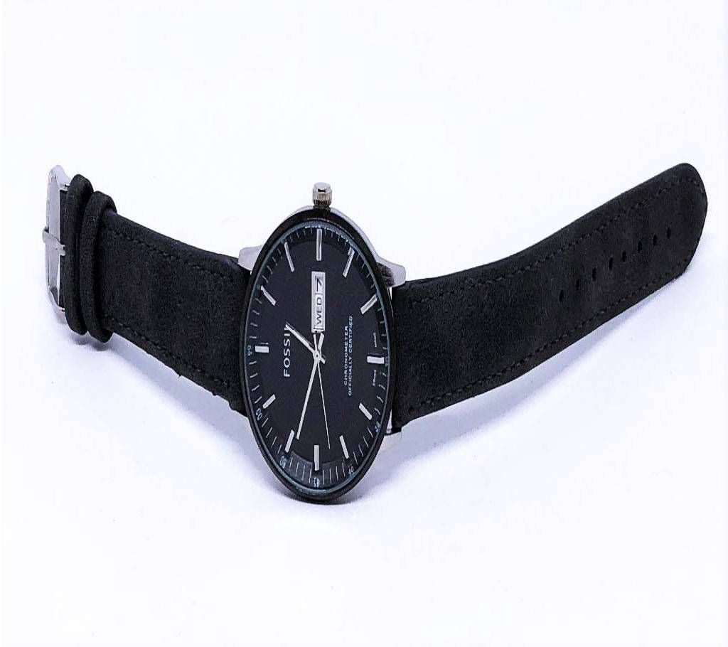 Fossil Black Belt Wrist Watch For Men (Copy)