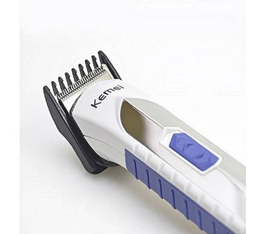Kemei KM 7012 - Professional Hair Trimmer - White & Blue
