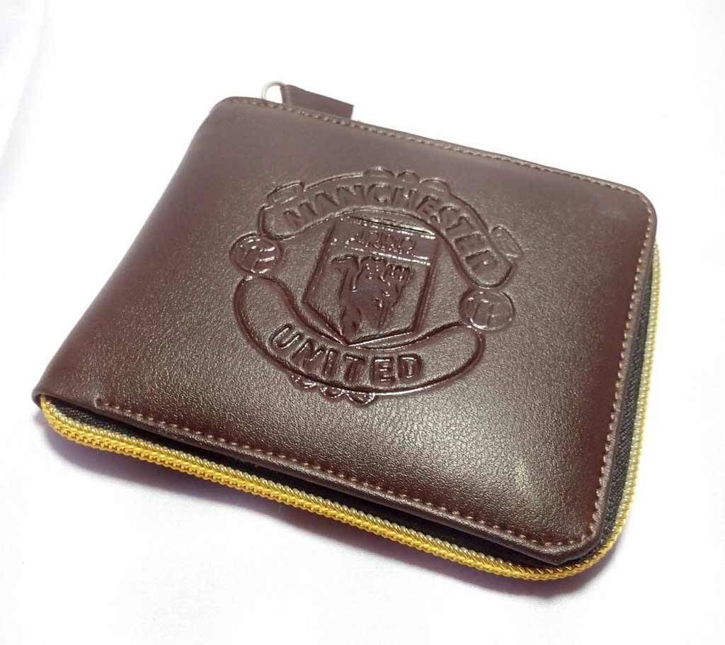 Manchester United Gents Round Zipper Wallet