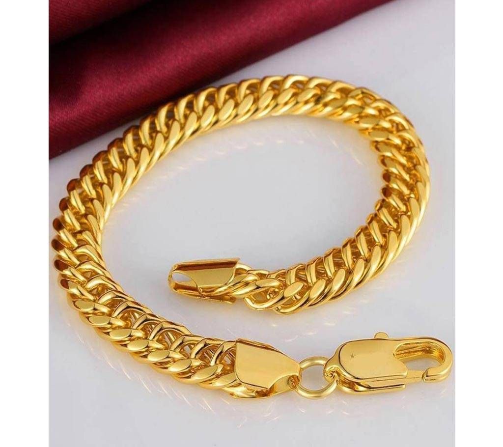 Menz Gold Colour Platted Bracelet