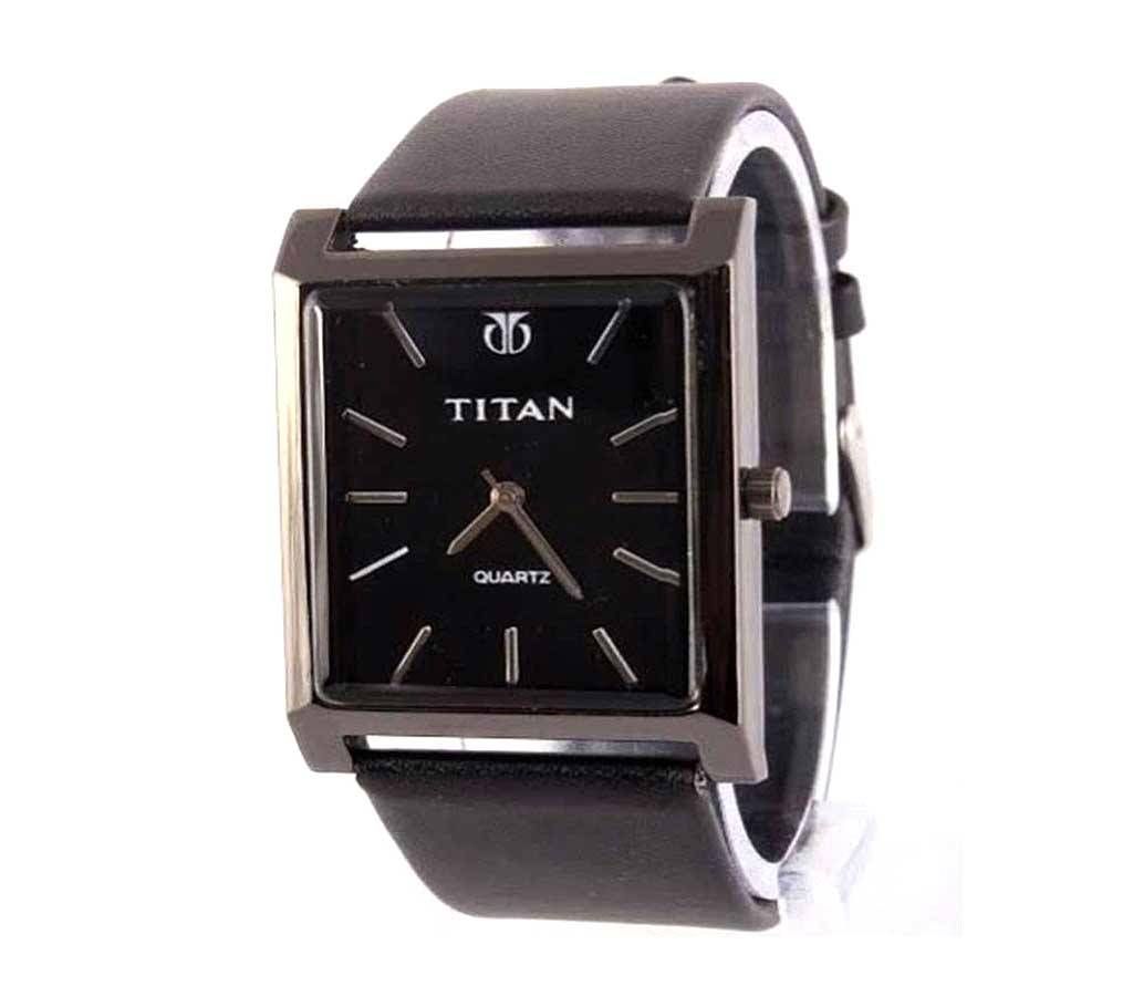TITAN Gents Classic Watch-Black