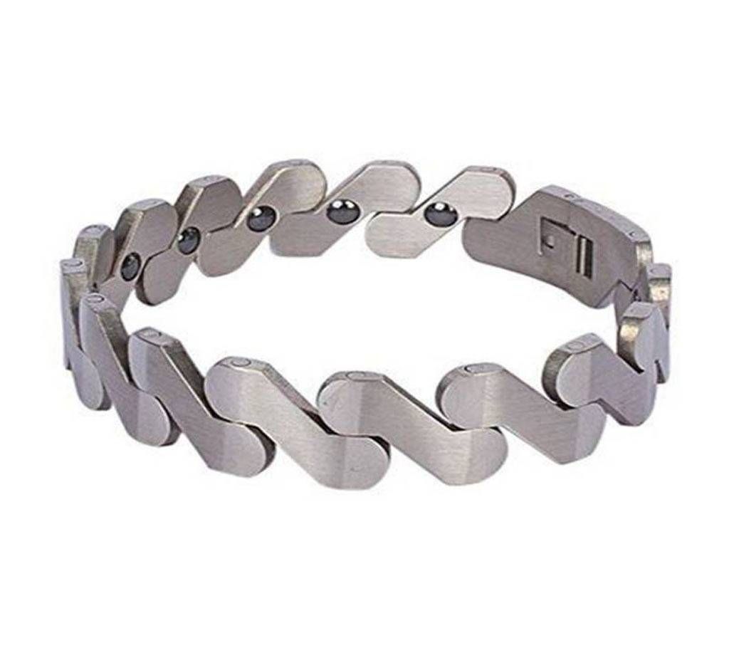 Silver Metal Braclate For men's