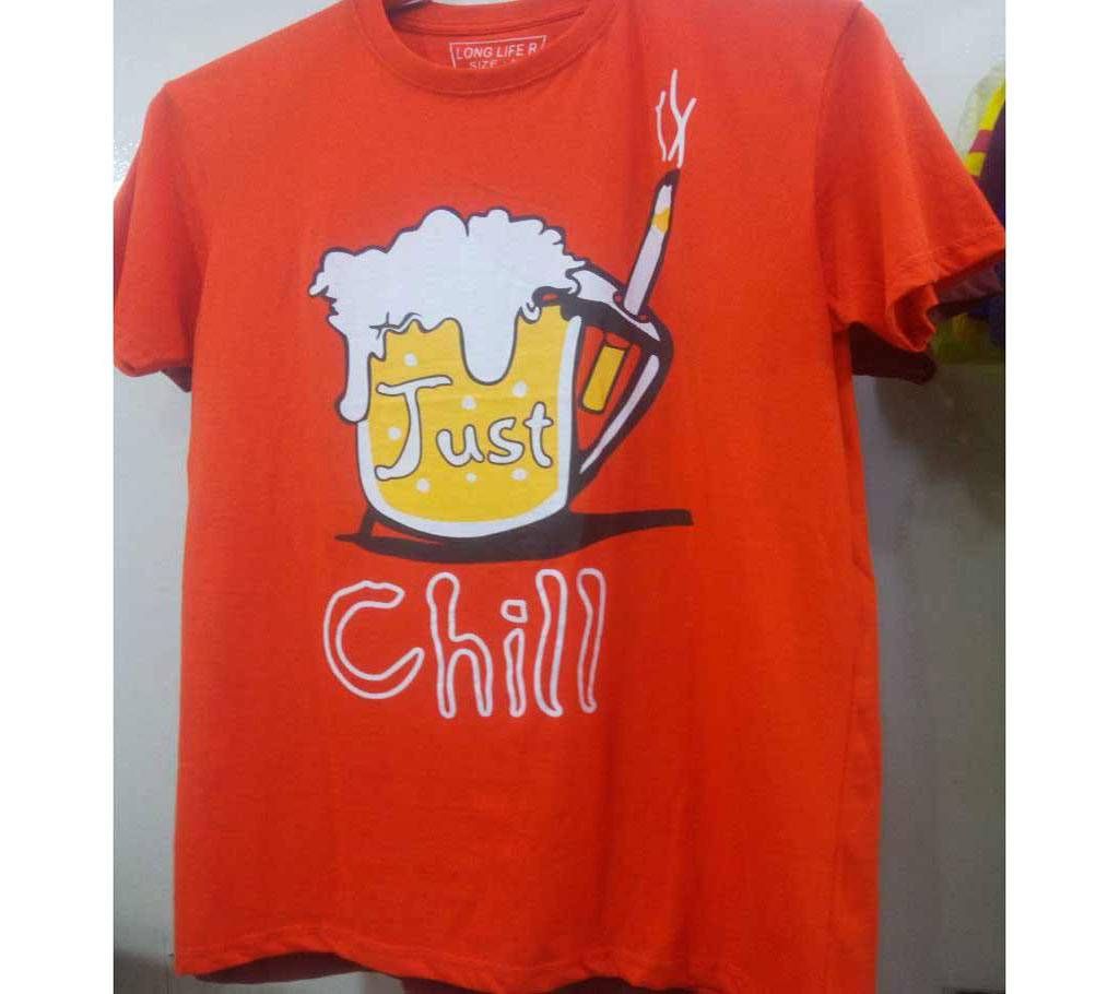 Just Chill Menz Half Sleeve T-Shirt