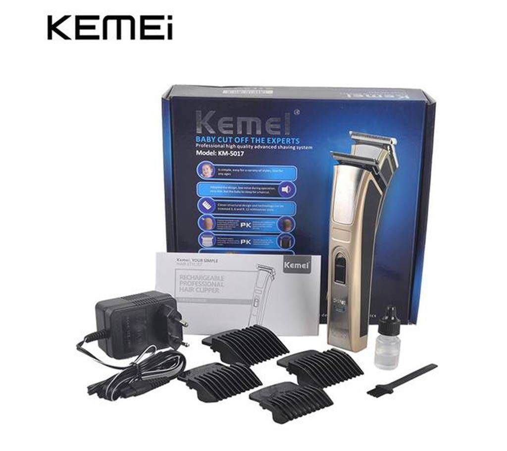 Kemei KM-5017 Rechargeable Hair Trimmer