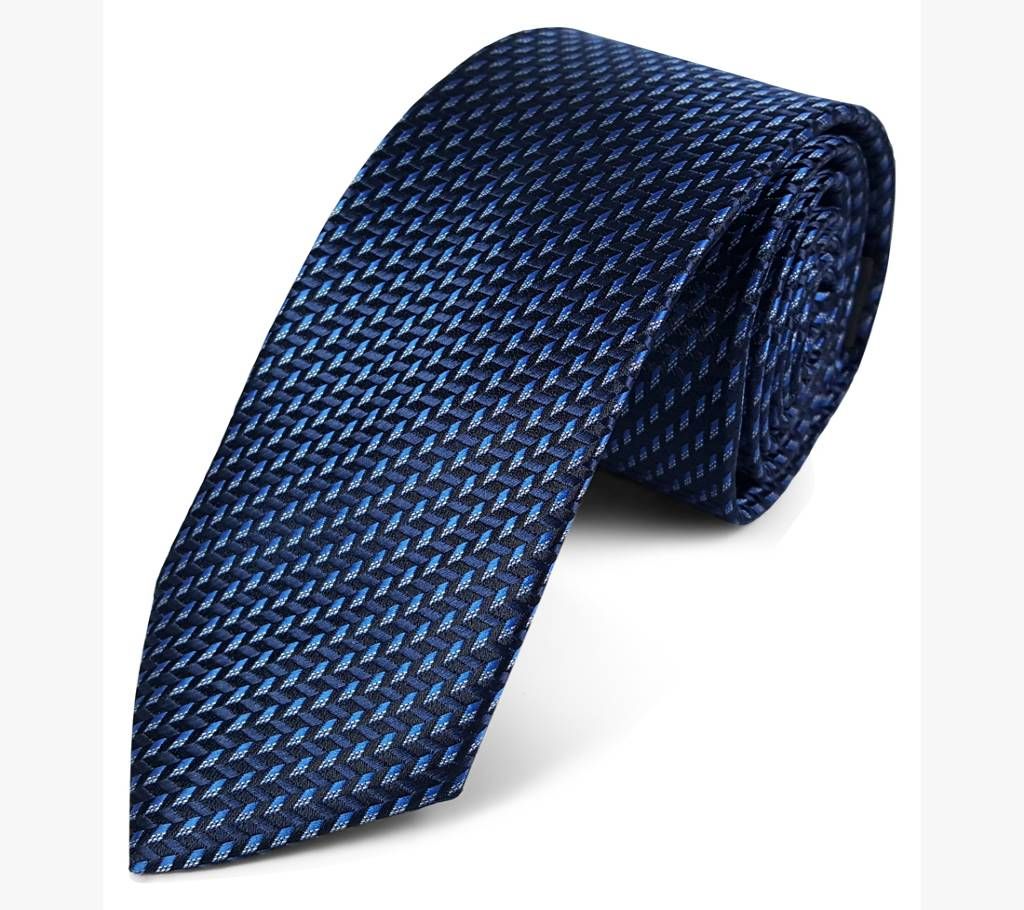 Stylish Blue Silk Tie - 0246TIE