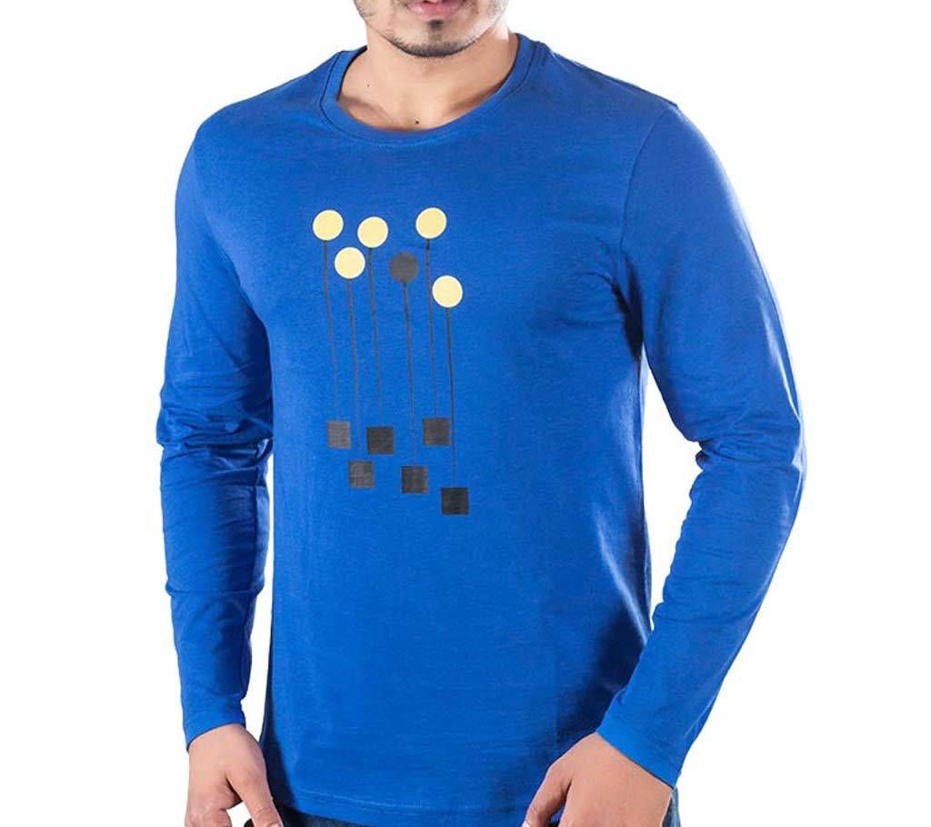 Mens Full Sleeve T-Shirt 43664 - BLUE