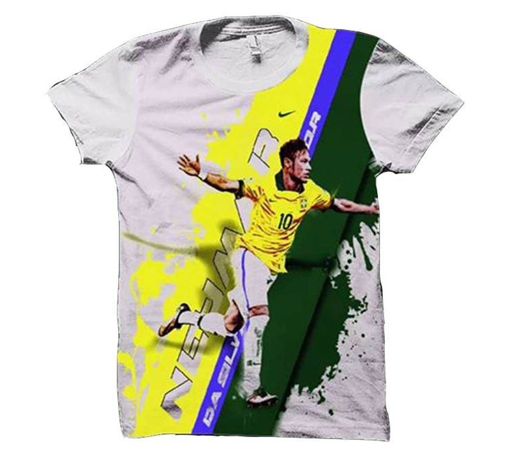 Neymar JR Half Sleeve t-shirt