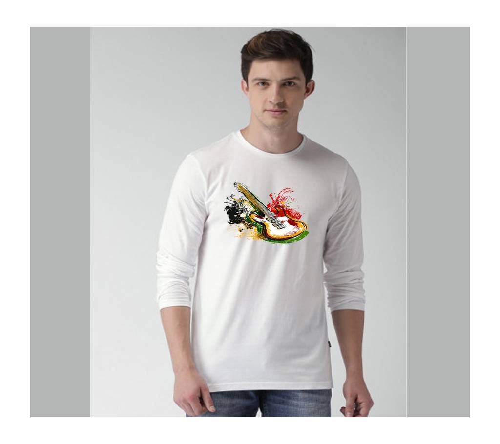 Guiter Full Sleeve T-shirt for Men