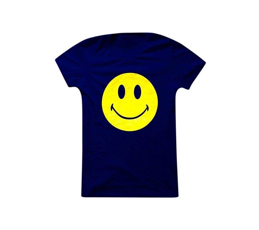 Smiley T-shirt in yellow