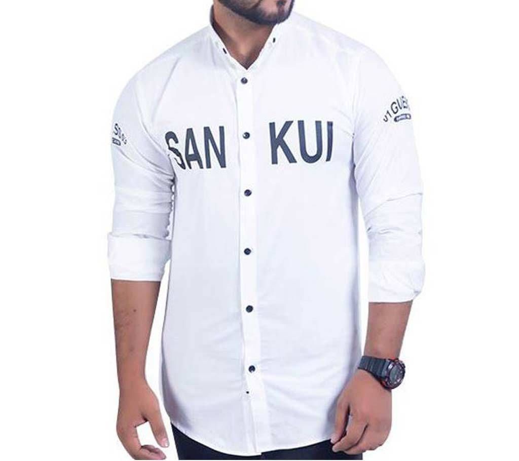 SAN KUI Semi Long Casual Shirt