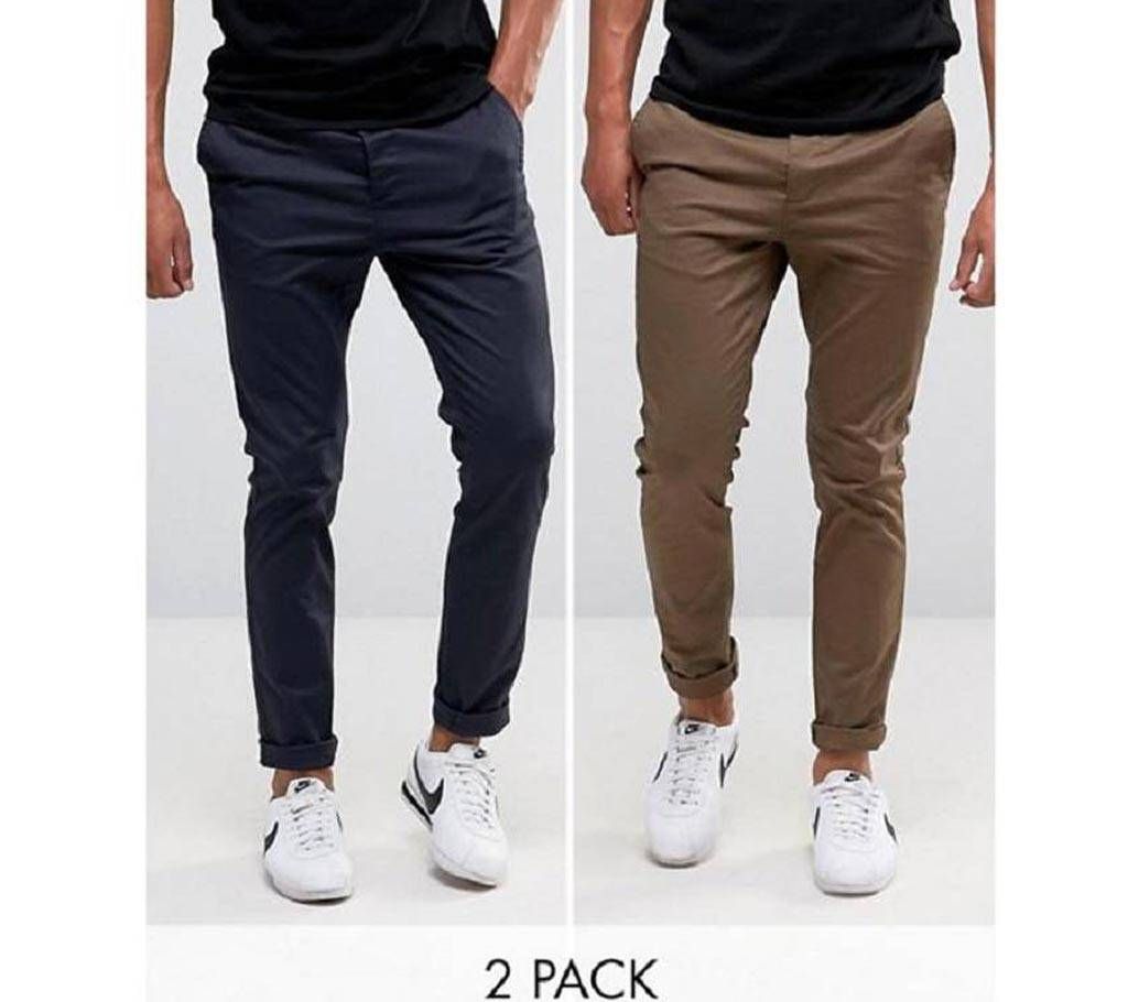 Combo of 2 Gaberdine Pant For Men