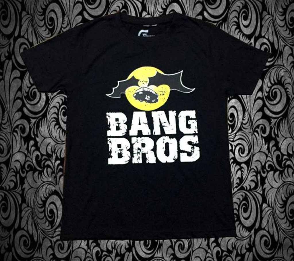 Bang Bros Gents Half Sleeve Cotton T-shirt 
