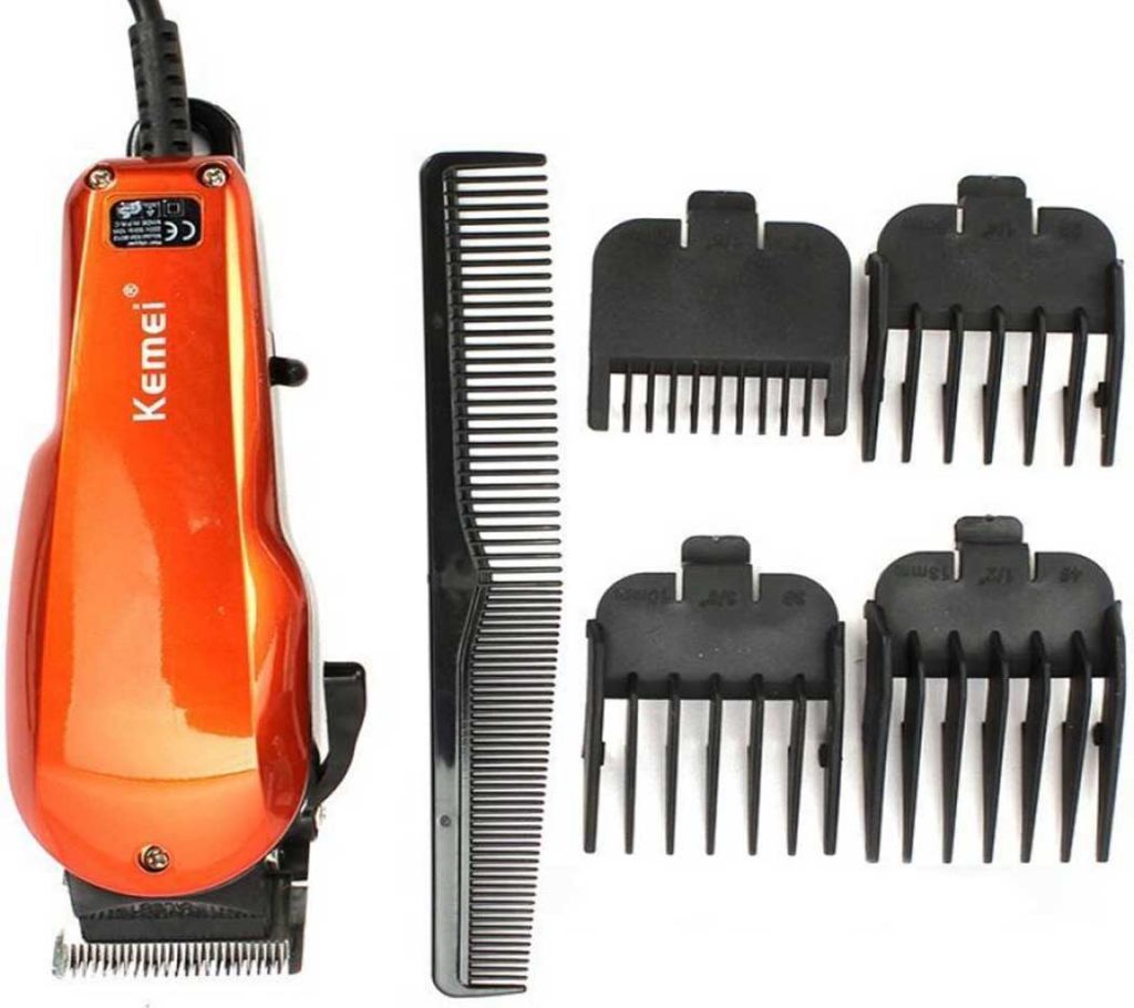 Kemei KM-9012 Orange Corded Professional Hair Clipper/Trimmers