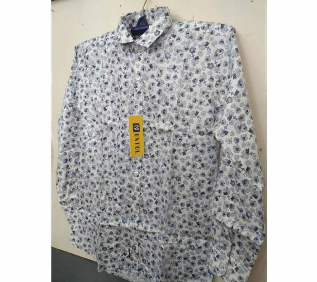 Full Sleeve Cotton Shirt (white prince)