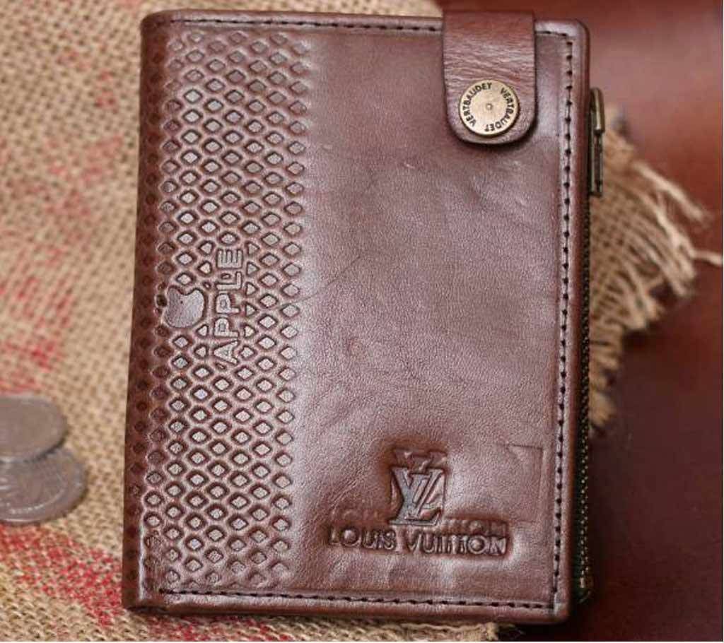 Louis Vuitton Gents leather made regular shaped wallet - copy 